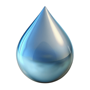 wonderful abstract A raindrop, clear, spherical, original png