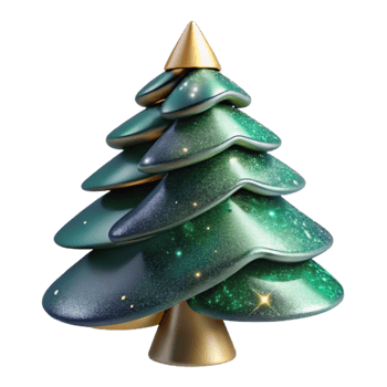 beautiful rustic Green Pine Tree Silhouette Cutout professional png