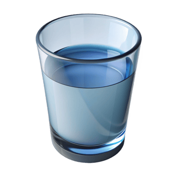 dramatic creative Glass of water, professional png