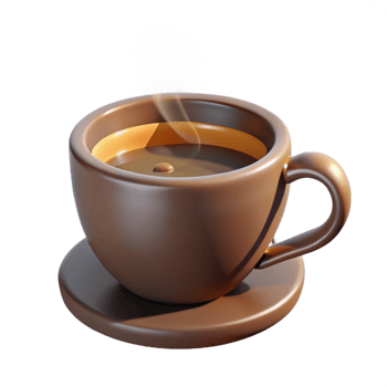 vibrant vintage Coffee cup with steam, high quality png