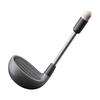stunning vintage Golf club, authentic png