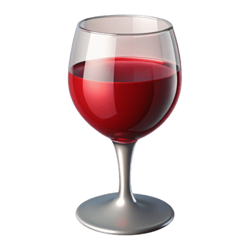 impressive artistic Glass of red wine, 4K png