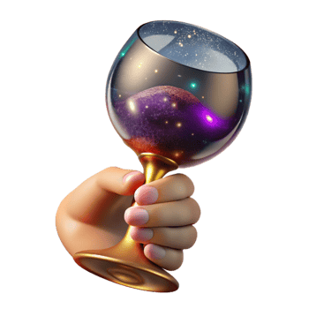 beautiful traditional Hand Holding a Wine Glass Transparent original png