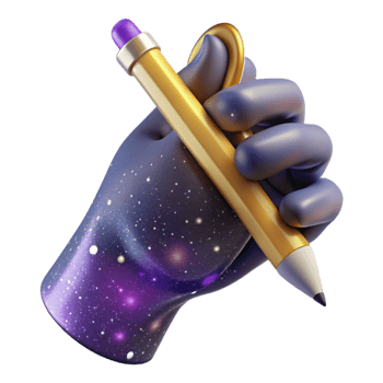 wonderful traditional Hand Holding Pencil Writing Position Isolated premium png