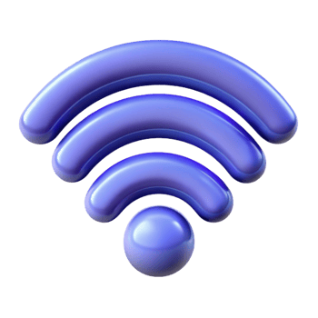 beautiful artistic An abstract representation of wifi signal authentic png
