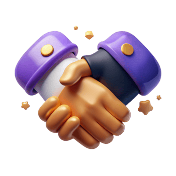 wonderful rustic Handshake Icon in Flat Style Isolated exclusive png