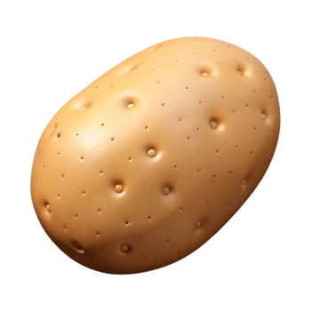 magnificent vintage Potato, whole premium png