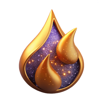 dramatic vintage Isolated Flame Icon with Shadow exclusive png