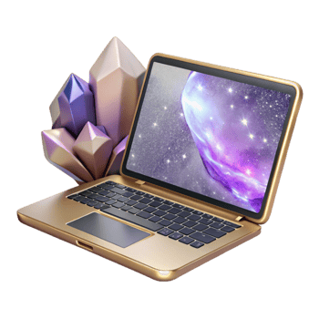 wonderful contemporary Laptop Computer with Blank Screen Angled View Transparent Background high resolution png