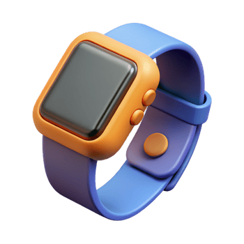 stunning abstract Smartwatch with fitness tracker display original png