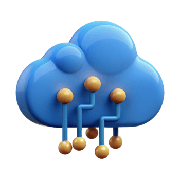 impressive artistic Cloud computing symbol made of binary code high quality png