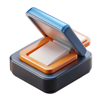 magnificent classic Scanner scanning a document detailed png