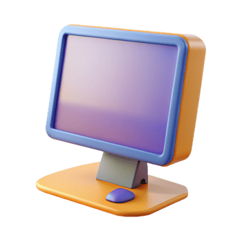 magnificent contemporary Desktop computer with monitor professional png