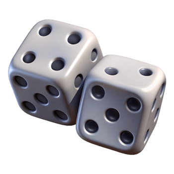 stunning vintage A pair of dice showing snake eyes, professional png