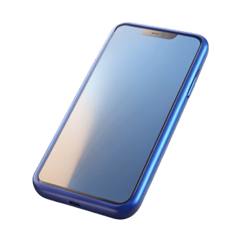 serene vintage A smartphone, generic design, 4K png