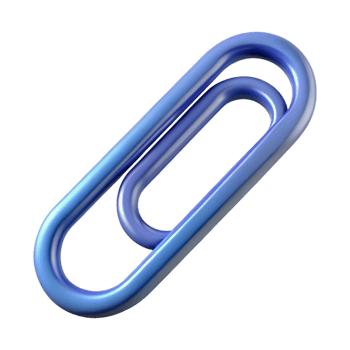 dramatic creative A paperclip, standard design, exclusive png