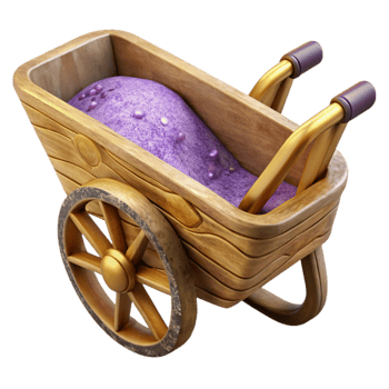 extraordinary classic Old Wooden Wheelbarrow with Rustic Texture Isolated premium png