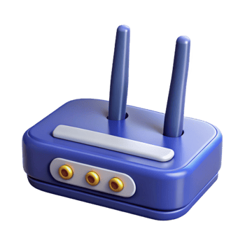 stunning traditional A modem with high-speed internet connectivity detailed png