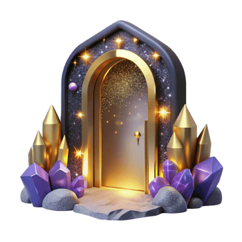 impressive traditional Open Doorway to Bright Light Isolated high resolution png