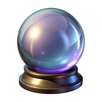 wonderful traditional Crystal ball, mystical orb, original png