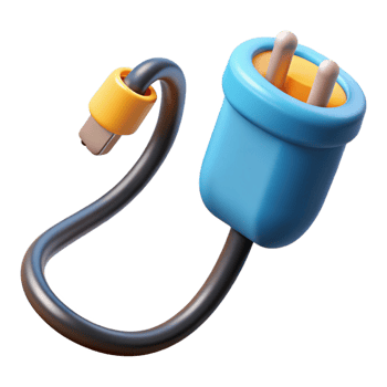 impressive rustic An electric car charging cable, professional png