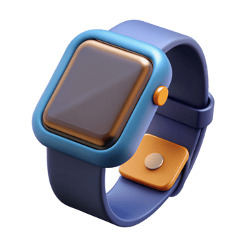 dramatic traditional Smartwatch with fitness tracker display premium png