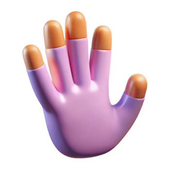 impressive artistic A hand, reaching out, abstract and stylized genuine png