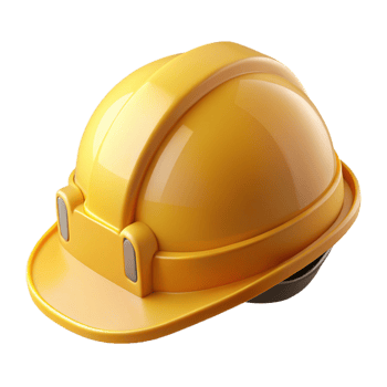 stunning minimalist Safety helmet, yellow high quality png