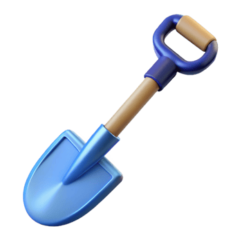 dramatic modern Shovel 4K png