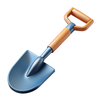 dramatic creative Shovel high quality png