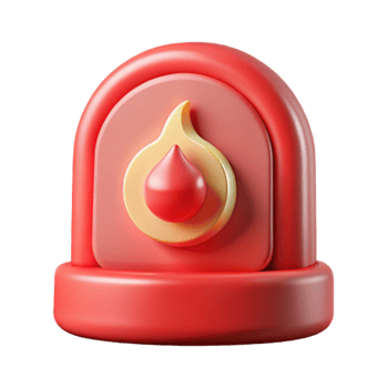 beautiful abstract Fire alarm 4K png