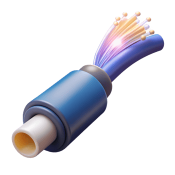 wonderful minimalist Fiber optic cable transmitting light exclusive png