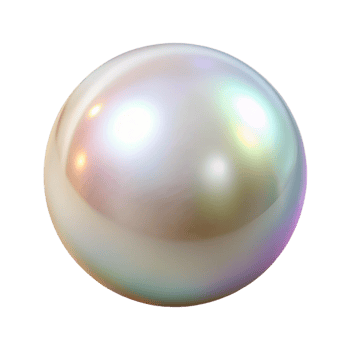 dramatic vintage A single, perfect pearl with a soft, iridescent glow, exclusive png