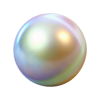 wonderful modern A single, perfect pearl with a soft, iridescent glow, premium png