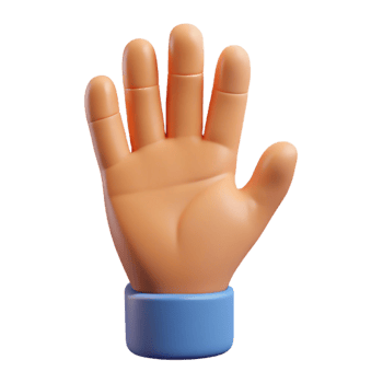extraordinary vintage Human hand with open palm, exclusive png