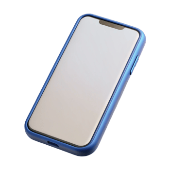 beautiful artistic Smartphone with blank screen, professional png