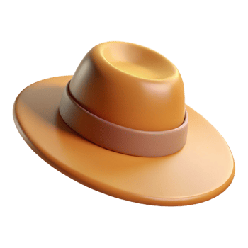 stunning vintage Hat with wide brim, original png