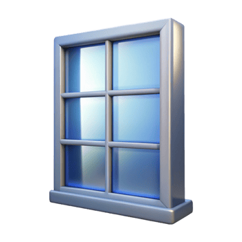 serene minimalist Window pane, frosted glass, privacy exclusive png