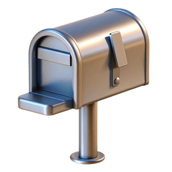 stunning modern Modern mailbox, metal, residential high resolution png