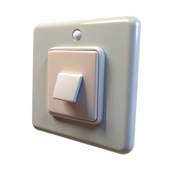 extraordinary minimalist Light switch, electrical, wall mounted exclusive png