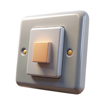 extraordinary creative Light switch, electrical, wall mounted premium png