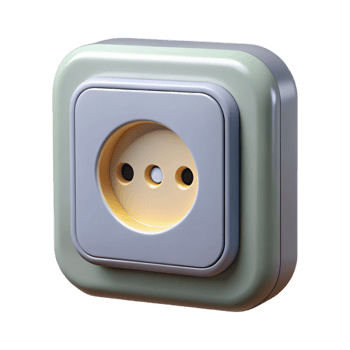 dramatic artistic Electrical outlet, power socket, wall mounted high quality png