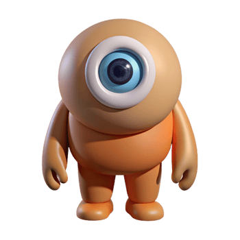 wonderful artistic Cyclops, one-eyed giant premium png