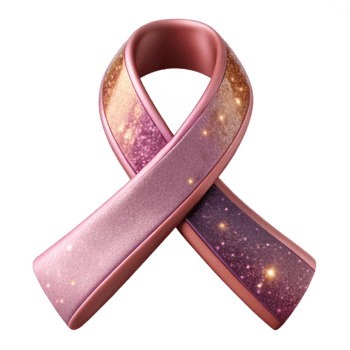magnificent abstract Pink Ribbon Awareness Symbol Cutout Transparent Background high quality png
