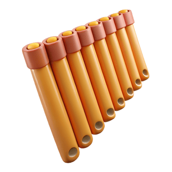 stunning minimalist A set of panpipes original png
