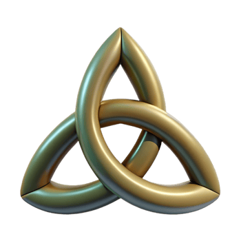 beautiful traditional Triquetra, Celtic symbol genuine png