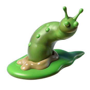 wonderful abstract A slug leaving a slime trail slime trail removed in post genuine png