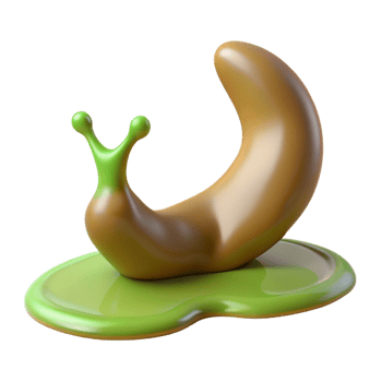 magnificent rustic A slug leaving a slime trail slime trail removed in post professional png