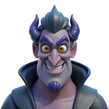 magnificent minimalist Hades, God of the Underworld, stern expression, 4K png