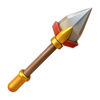 beautiful minimalist Gungnir, Odin's spear, premium png